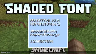 Shaded Font Resource Pack (26.2, 1.20.1) – Texture Pack