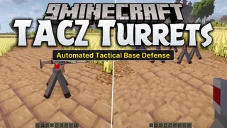 TACZ Turrets Mod (1.20.1) – Automate Base Defense with Smart Gun Sentries