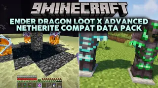 Ender Dragon Loot X Advanced Netherite Compat Data Pack (1.21.1, 1.20.1)