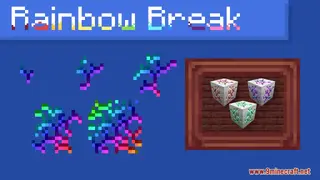 Rainbow Breaking Animation Resource Pack (26.1.2, 1.20.1) – Texture Pack