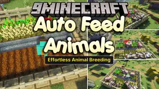 Auto Feed Animals Mod (26.1.2, 1.20.1) – Never Hand-Feed Animals