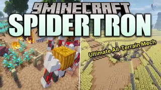 Spidertron Mod (1.21.1, 1.20.1) – Ride a Giant Nuclear-Powered Spider
