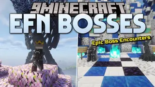 Efn Bosses Mod (1.20.1) – Conquer Famous Bosses in Massive Battle Arenas