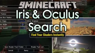 Iris & Oculus Search Mod (26.2, 1.20.1) – Find Shader Settings Without Scrolling