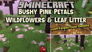 Bushy Pink Petals Wildflowers & Leaf Litter Resource Pack (26.1.2, 1.20.1)