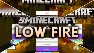 Low Fire Texture Pack (26.x, 1.21) – Adjustable Fire Height Sliders