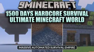 1500 Days Hardcore Survival Ultimate Minecraft World Map (26.x) – Massive Automated Survival Empire