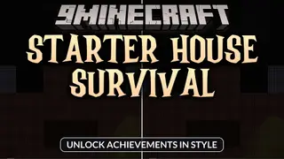 Starter House Survival Map (1.21) – Unlock Achievements In Style