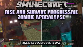 Rise and Survive Progressive Zombie Apocalypse Addon (1.21) – Zombies Evolve Every Day