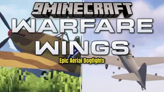 Warfare Wings Mod (1.21.11, 1.20.1) – Rule the Skies in Classic WWII Fighter