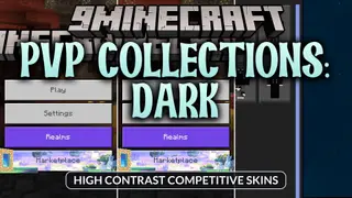 PVP Collections Dark Skin Pack (1.21) – High Contrast Competitive Skins