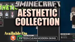 Aesthetic Collection Skin Pack (1.21) – Fifteen Clean Modern Skins