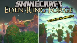 Eden Ring Forge Mod (1.20.1) – Explore a Floating Sci-Fi Ring with Alien Gravity
