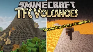 TFC Volcanoes Mod (1.21.11, 1.20.1) – Survive Eruptions and Mine Minerals