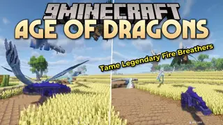 Age of Dragons Mod (1.21.1) – Slay Massive Dragons in a Dark Fantasy RPG
