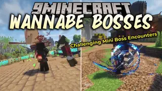 Wannabe Bosses Mod (1.20.1) – Battle Three Intense Bosses in Survival Mode