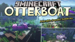 OTTERBOAT Resource Pack (1.20.1) – Adorable Swimming Otters Instead