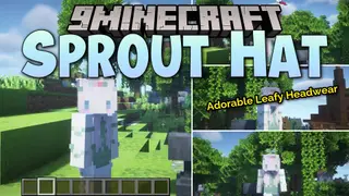 Sprout Hat Resource Pack (1.21.11, 1.20.1) – Wear a Cute Tiny Green Plant