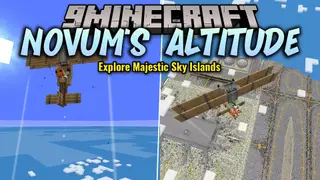 Novum's Altitude Mod (1.20.1) – Fly Above the Clouds for a Clear View of Space