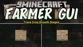 Farmer GUI by MaTik Resource Pack (1.21.11, 1.20.1) – Cozy Golden Wheat Menus