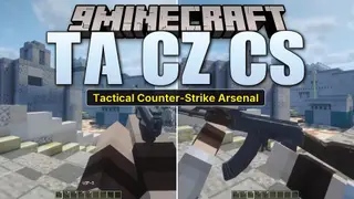 Ta CZ CS Mod (1.20.1) – Defend Your Base Using Classic Counter-Strike Weapons