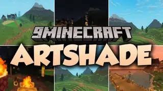 ARTShade Shaders (26.2, 1.20.1) – Cartoon Shading with Glowing Bloom
