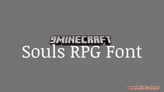 Souls RPG Font Resource Pack (26.2, 1.20.1) – Texture Pack
