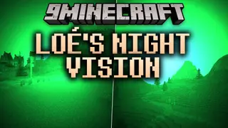 Loé's Night Vision Shaders (26.2, 1.20.1) – Bright Green Digital Goggle Display