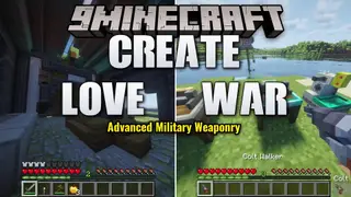 Create Love & War Mod (1.20.1) – Build Automated Gun Factories