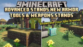 Advanced Stands New Armor Tools & Weapons Stands Mod (1.21.1, 1.20.1)