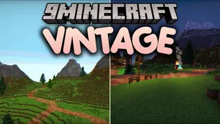 Vintage Shaders (26.2, 1.20.1) – Restricted Palette and Analog Interference