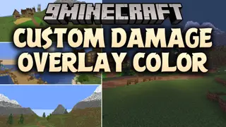Custom Damage Overlay Color Shaders (26.2, 1.20.1) – Adjustable Hit Flash Tints