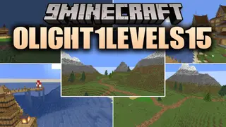 0light1levels15 Shaders (26.2, 1.20.1) – Exact Block Light Level Numbers