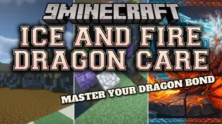 Ice and Fire Dragon Care Mod (1.21.1, 1.20.1) – Treat Your Tamed Dragons Like
