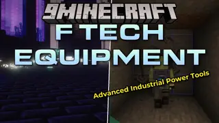 F Tech Equipment Mod (1.20.1) – Gain Robotic Arms to Mine Blocks and Fight Mobs