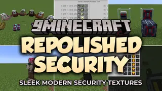 Repolished Security Resource Pack (1.21.11, 1.20.1) – Sharper High-Tech Base