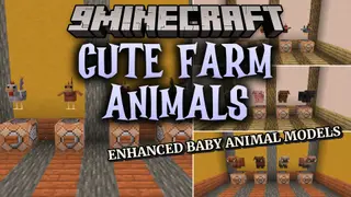 Cute Farm Animals Resource Pack (26.2, 26.1.2) – Adorable 3D Details