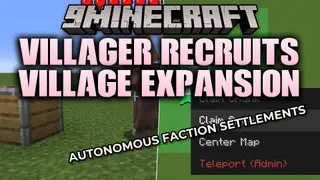Villager Recruits Village Expansion Mod (1.20.1) – Living Villages That Grow