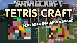 Tetris Craft Mod (26.2, 1.21.1) – Play a Classic Puzzle Game Right
