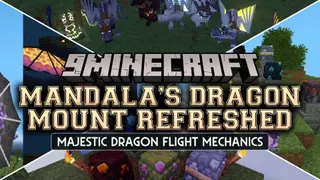 Mandala's Dragon Mount Refreshed Resource Pack (1.21.11, 1.21.1)