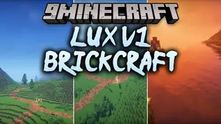 Lux V1 BrickCraft Shaders (26.2, 1.20.1) – Cartoon Style with PBR Support