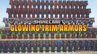 Glowing Trim Armors Resource Pack (26.1.2, 1.20.1) – Texture Pack
