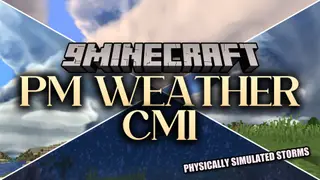 PM Weather CM1 Mod (1.21.1) – Watch Dark Supercell Storms Gather Over Your World