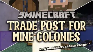 Trade Post for Mine Colonies Mod (1.21.1) – Build a Working Economy