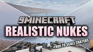 Realistic Nukes Mod (1.20.1) – Turn Entire Biomes Into Massive Bedrock Craters