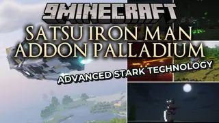 Satsu Iron Man Addon Palladium Mod (1.20.1) – Craft and Fly in Animated Iron