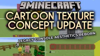 Cartoon Texture Concept Update 1.20 Resource Pack (26.2, 1.20.1)