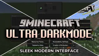 Ultra Darkmode Resource Pack (26.2, 1.20.1) – Sleek Black Menus for Late Night