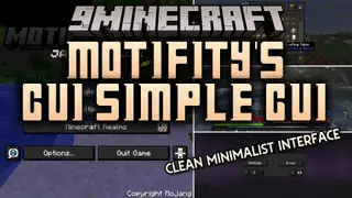 Motifity's GUI Simple GUI Resource Pack (26.2, 1.21.1)