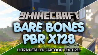 Bare Bones PBR X128 Resource Pack (26.2, 1.20.1) – Official Trailer Look